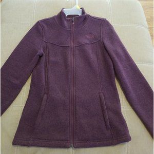 Women's The North Face Cozy Fleece Full Zip Jacket S/P Small Purple